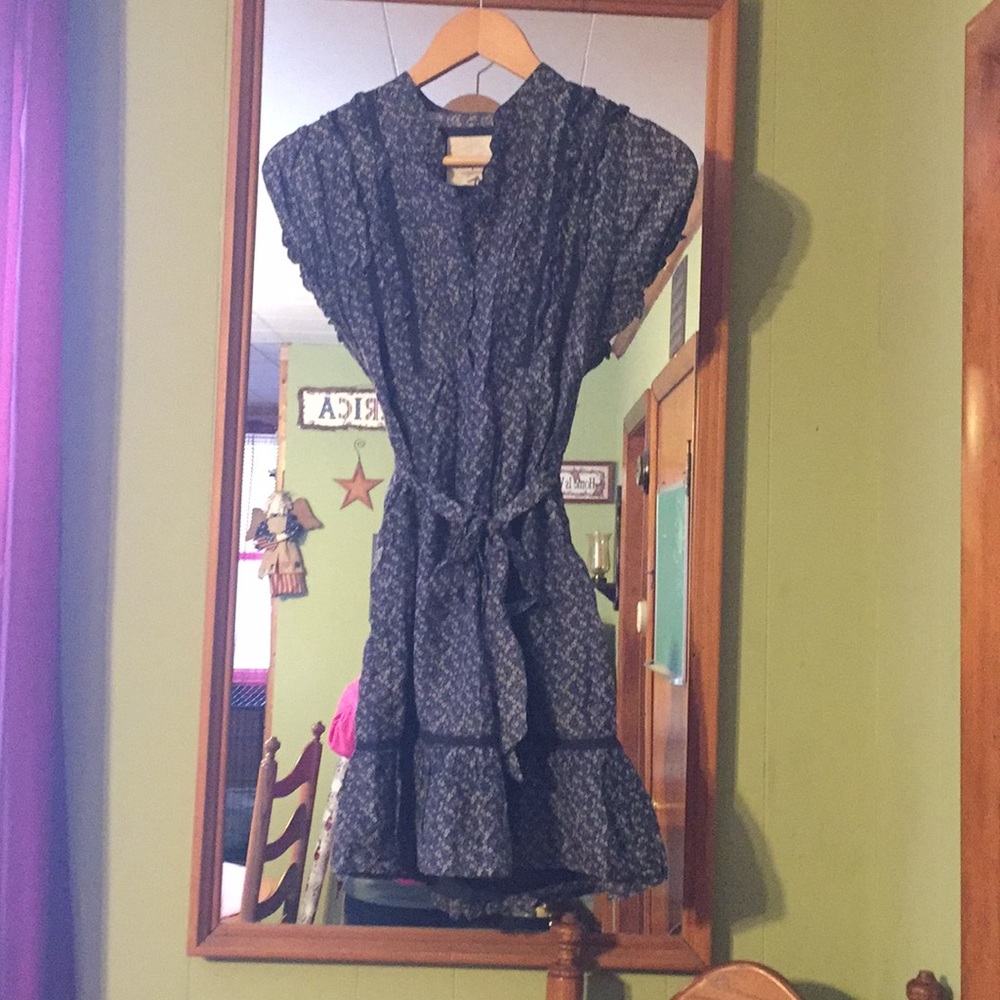 Tiny blue retro style dress